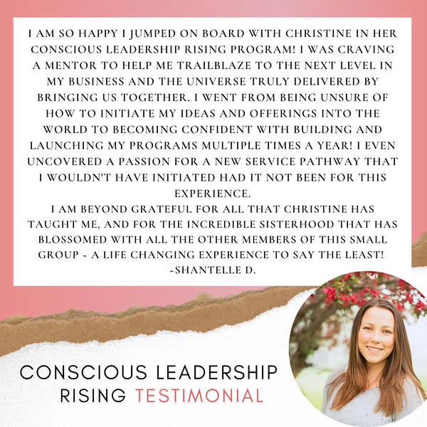 CONSCIOUS LEADERSHIP RISING: Business Mastermind + Retreat